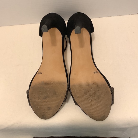 SOLE SOCIETY HEEL 4• 5” SO SHEILA GRAY:BLACK SUEDE/CALF SZ 8•5 M - Picture 6 of 8